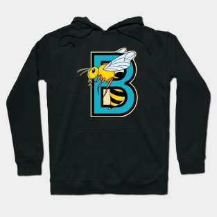 letter B logo Hoodie